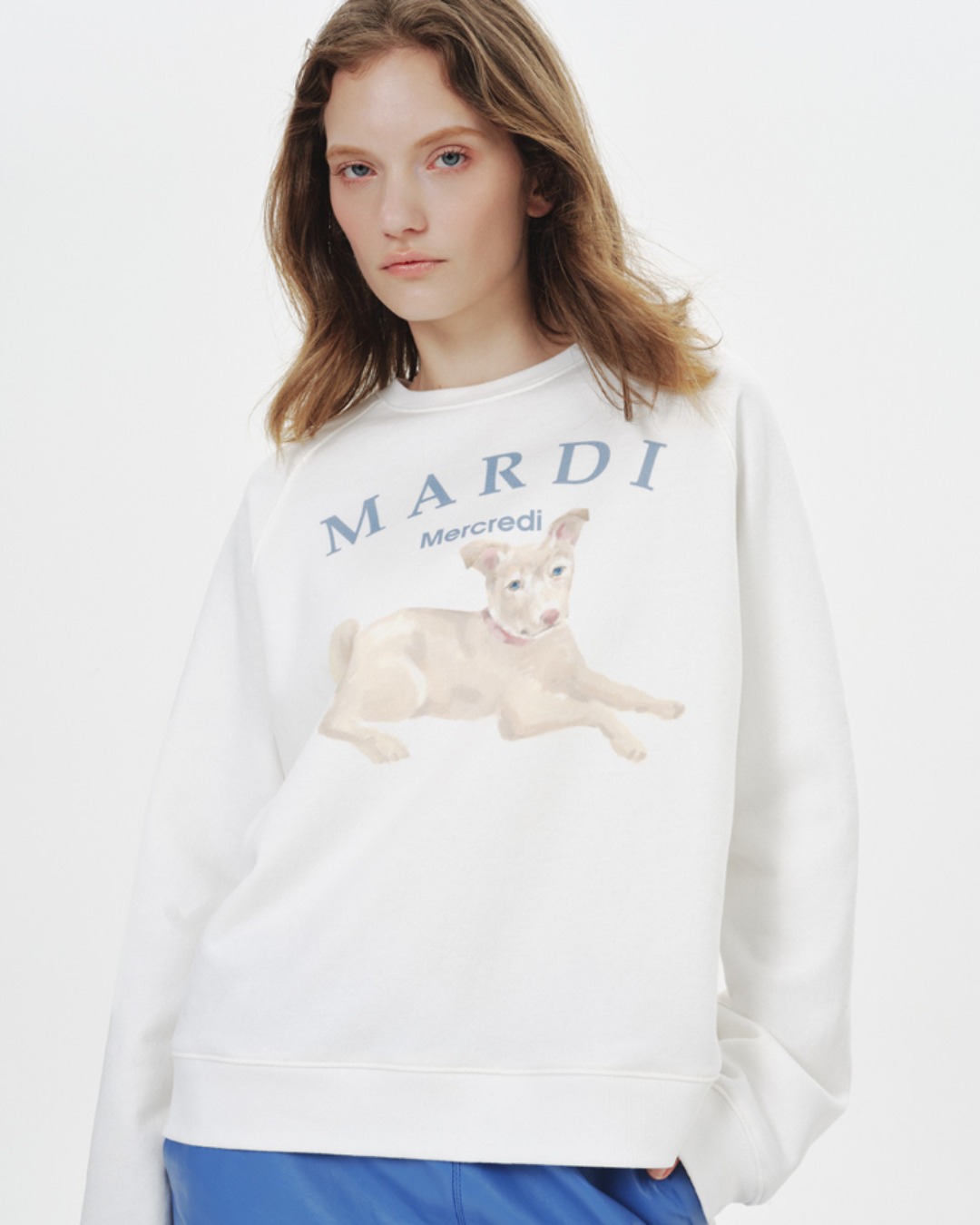 MARDI 107 SWEATSHIRT RAGLAN NEZ TOUT ROSE