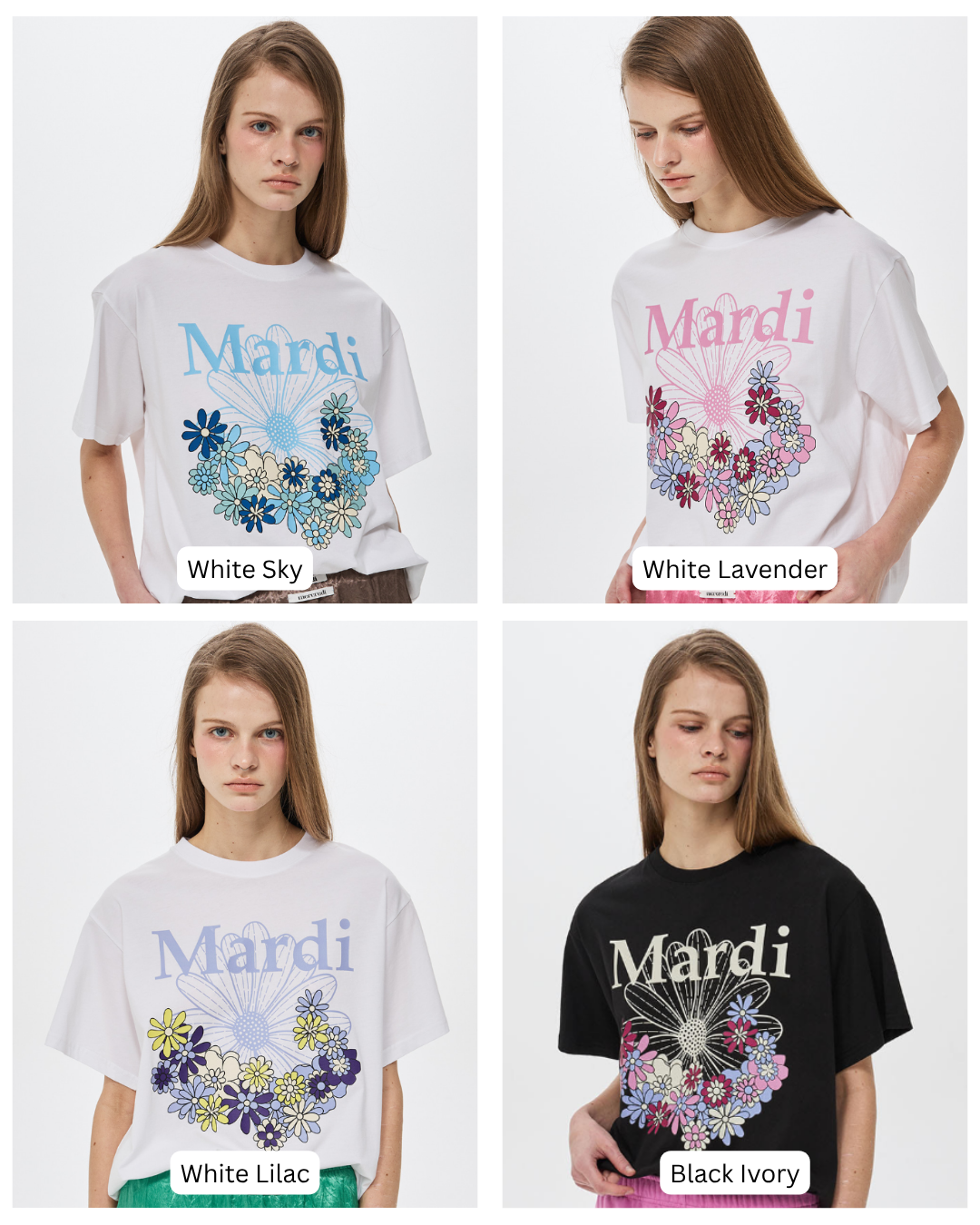 MARDI 111 TSHIRT FLOWERMARDI JARDIN VVD