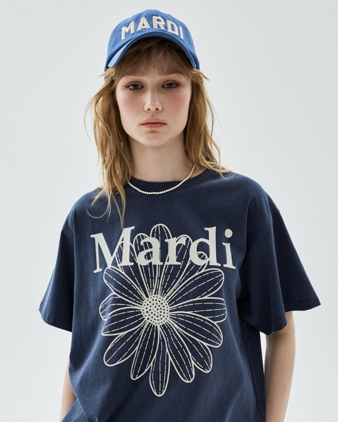 MARDI 112 TSHIRT FLOWERMARDI PIGMENT WASHING