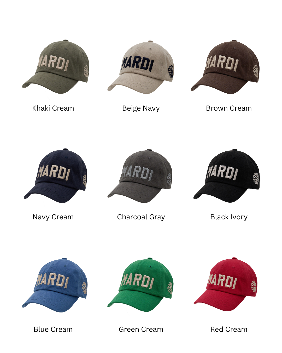 MARDI 113 CAP MARDI BOLD LOGO