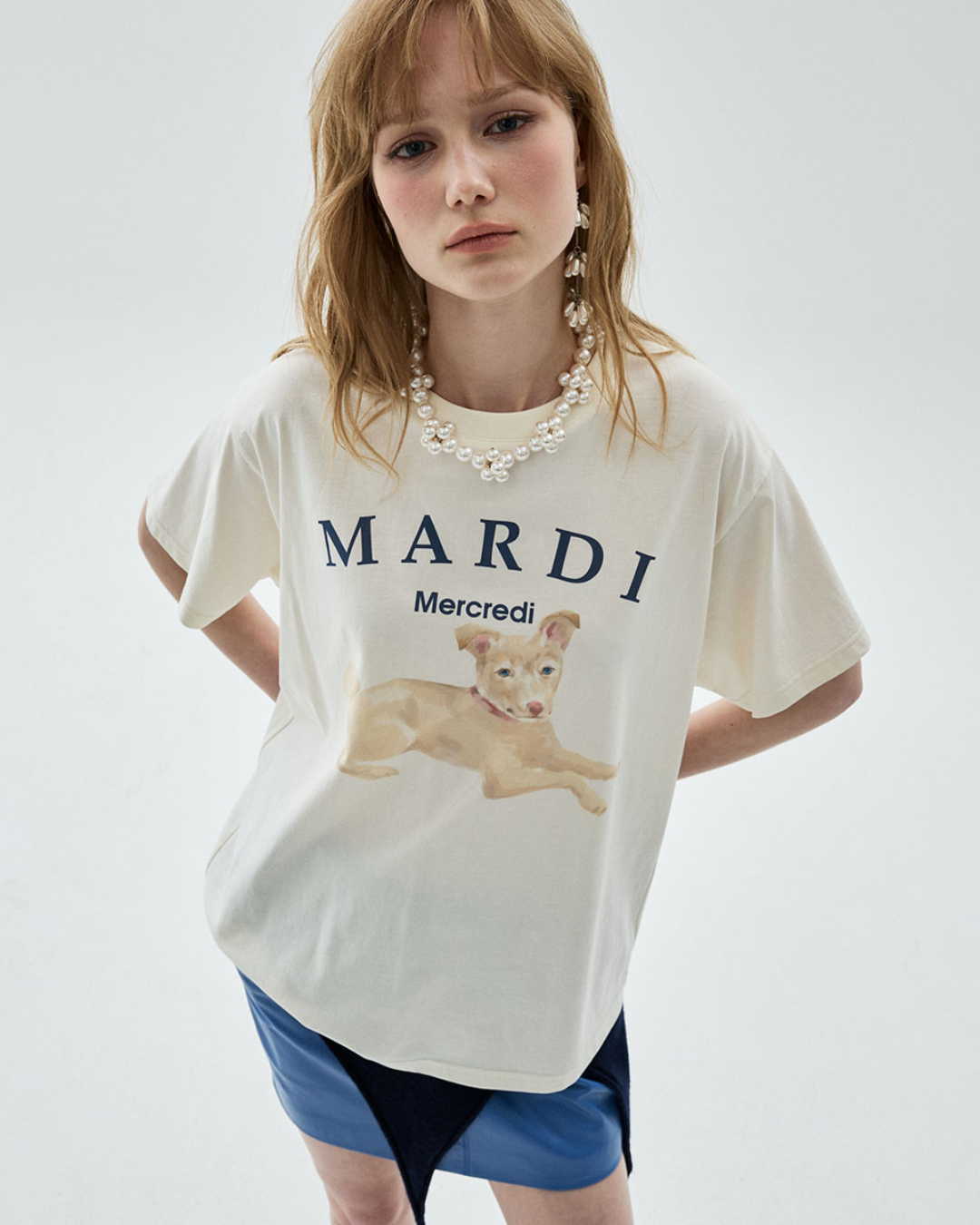 MARDI 117 TSHIRT NEZ TOUT ROSE