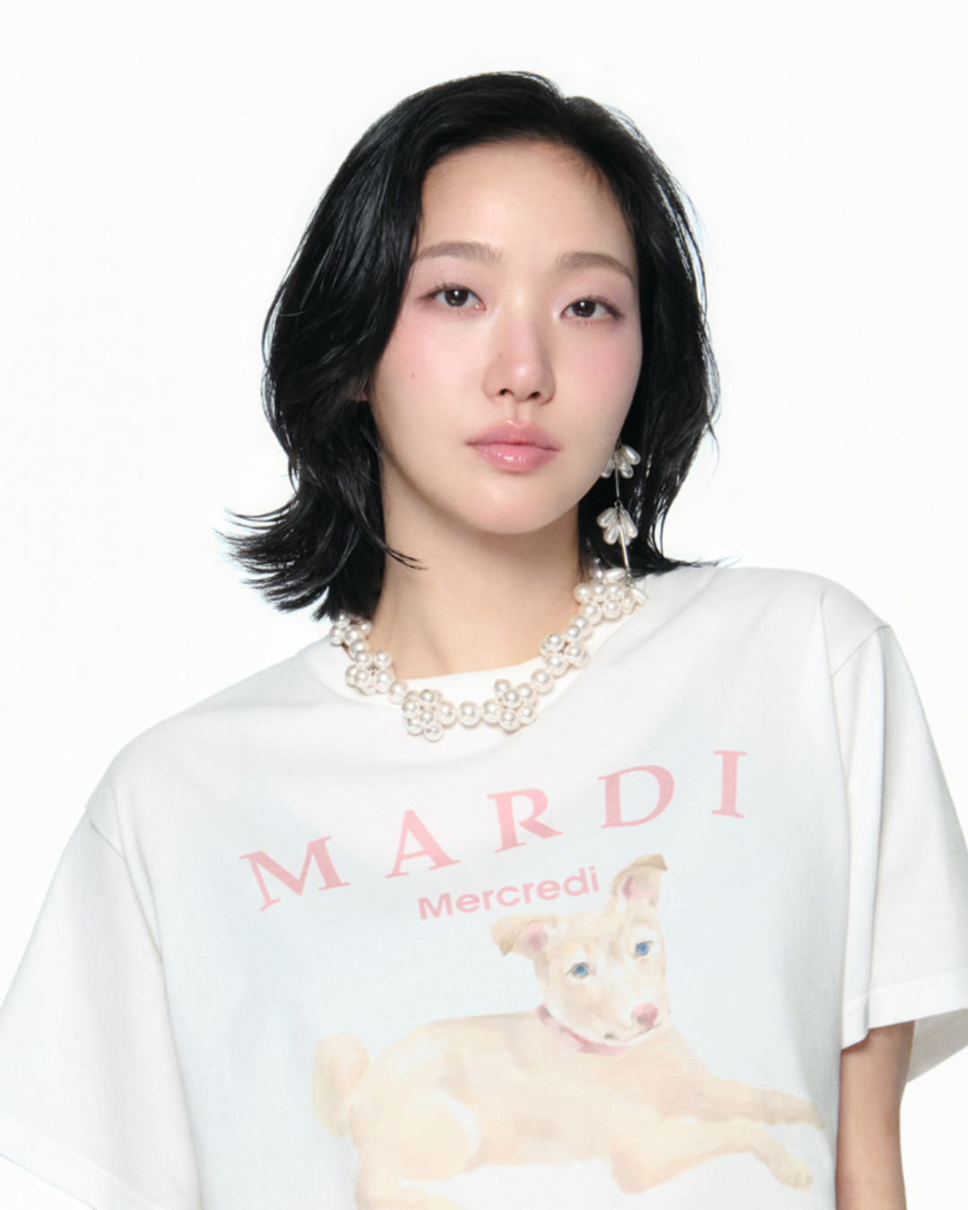 MARDI 117 TSHIRT NEZ TOUT ROSE