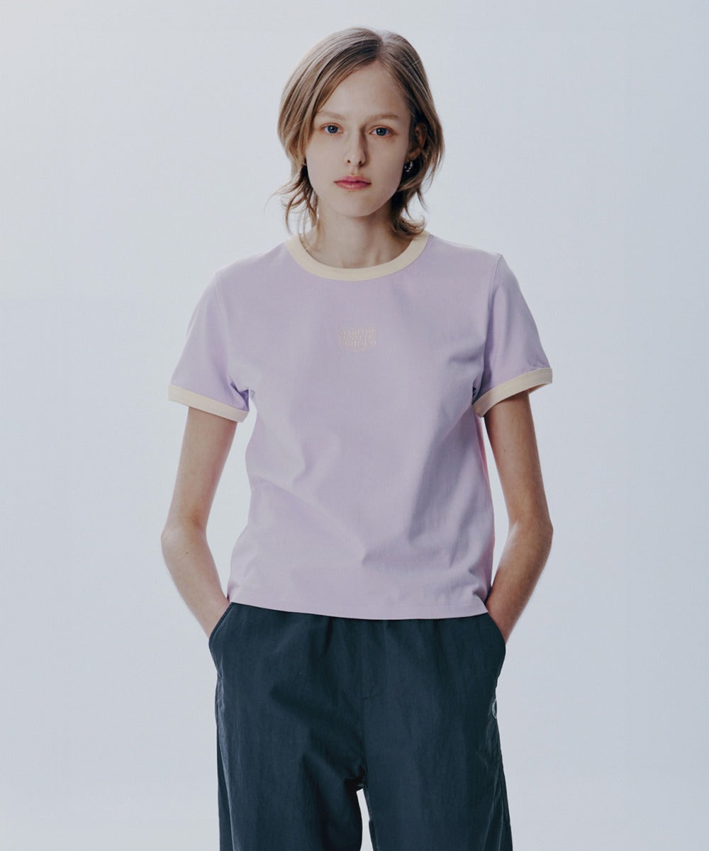 MARITHE 010 W CLASSIC LOGO RINGER TEE