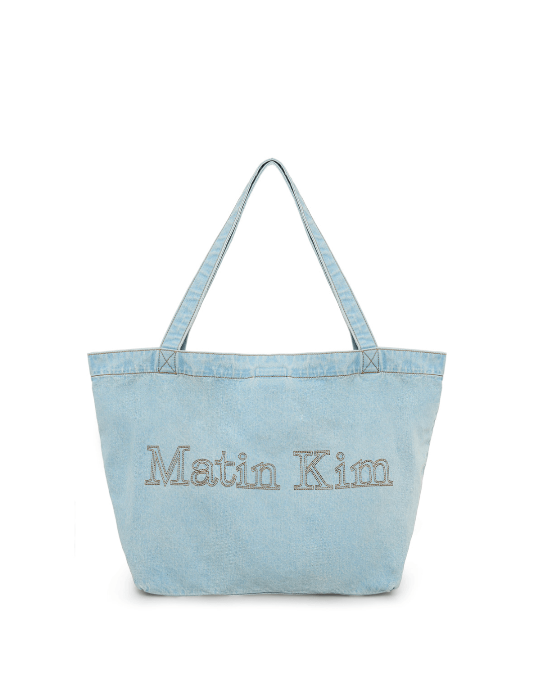 MATIN KIM 035 Stitch Denim Shoulder Bag (3colors)