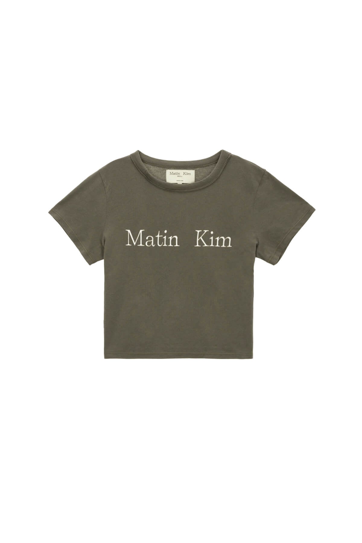 MATIN KIM Logo Crop Top