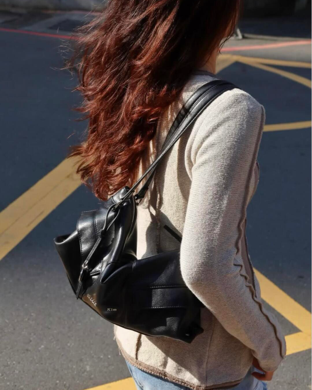 MATIN KIM 045 Wide Nemo Shoulder Bag