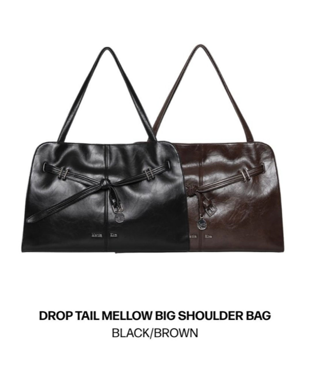 MATIN KIM 050 Drop Tail Mellow Big Shoulder Bag