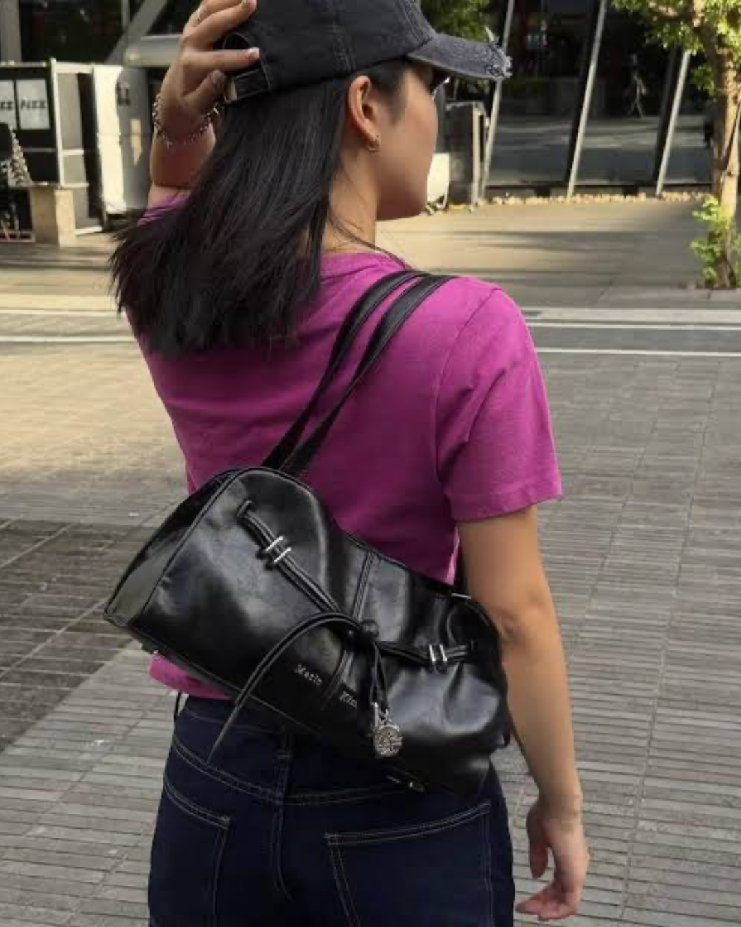 MATIN KIM 051 Drop Tail Mellow Shoulder Bag