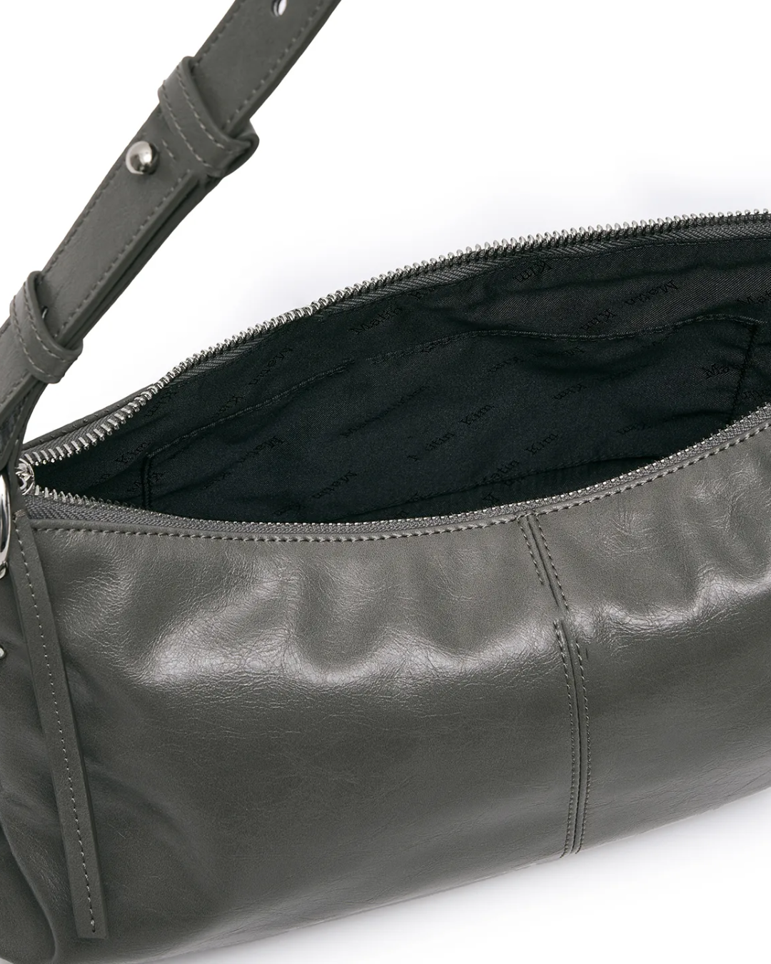 MATIN KIM 052 Eyelet Shirring Shoulder Bag