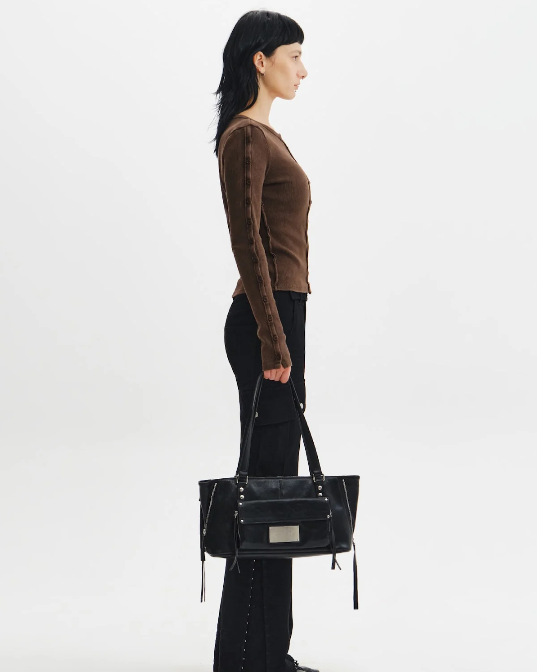 MATIN KIM 054 Flap Pocket Shoulder Bag
