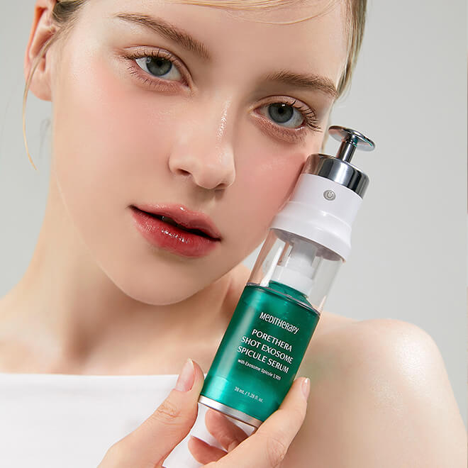 [READY STOCK] MEDITHERAPY Porethera Shot Exocome Spicule Serum 38ml + Device (Copy)