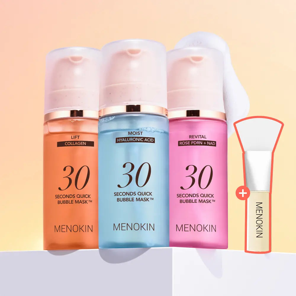MENOKIN 30 Seconds Quick Bubble Mask 95ml FREE Spatula