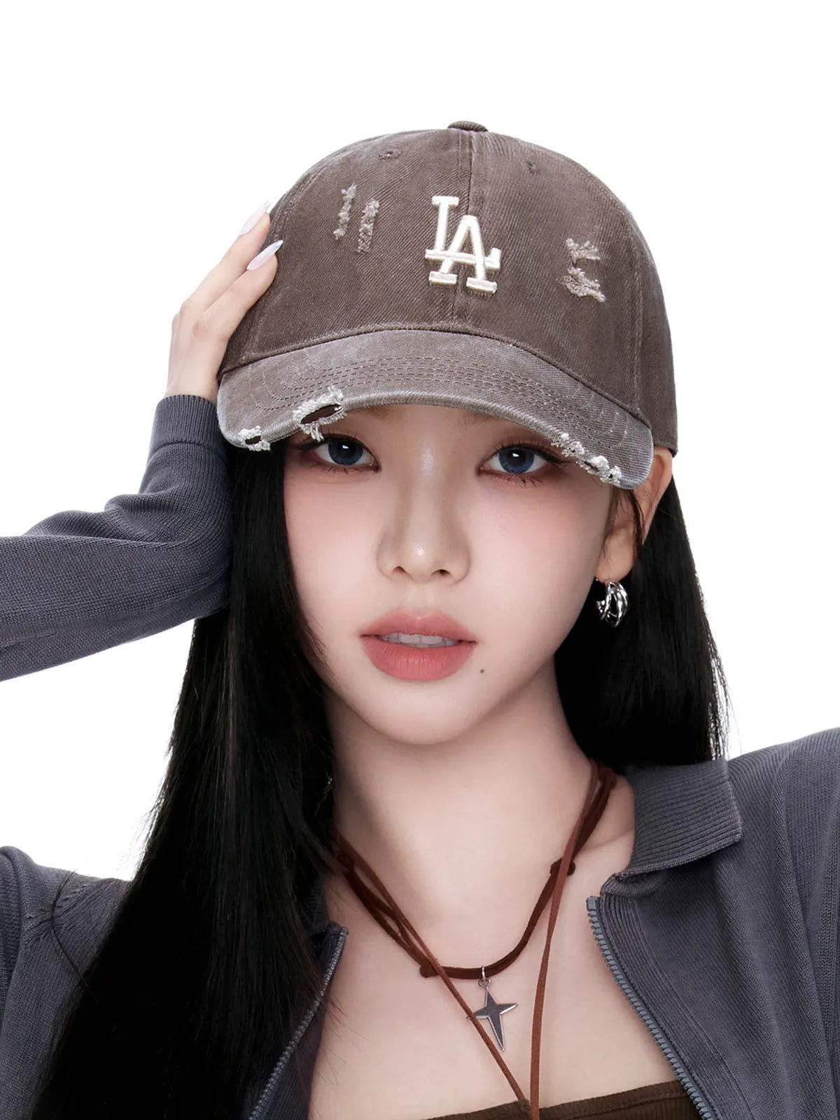 MLB 005 Damage Washing Unstructured Ball Cap