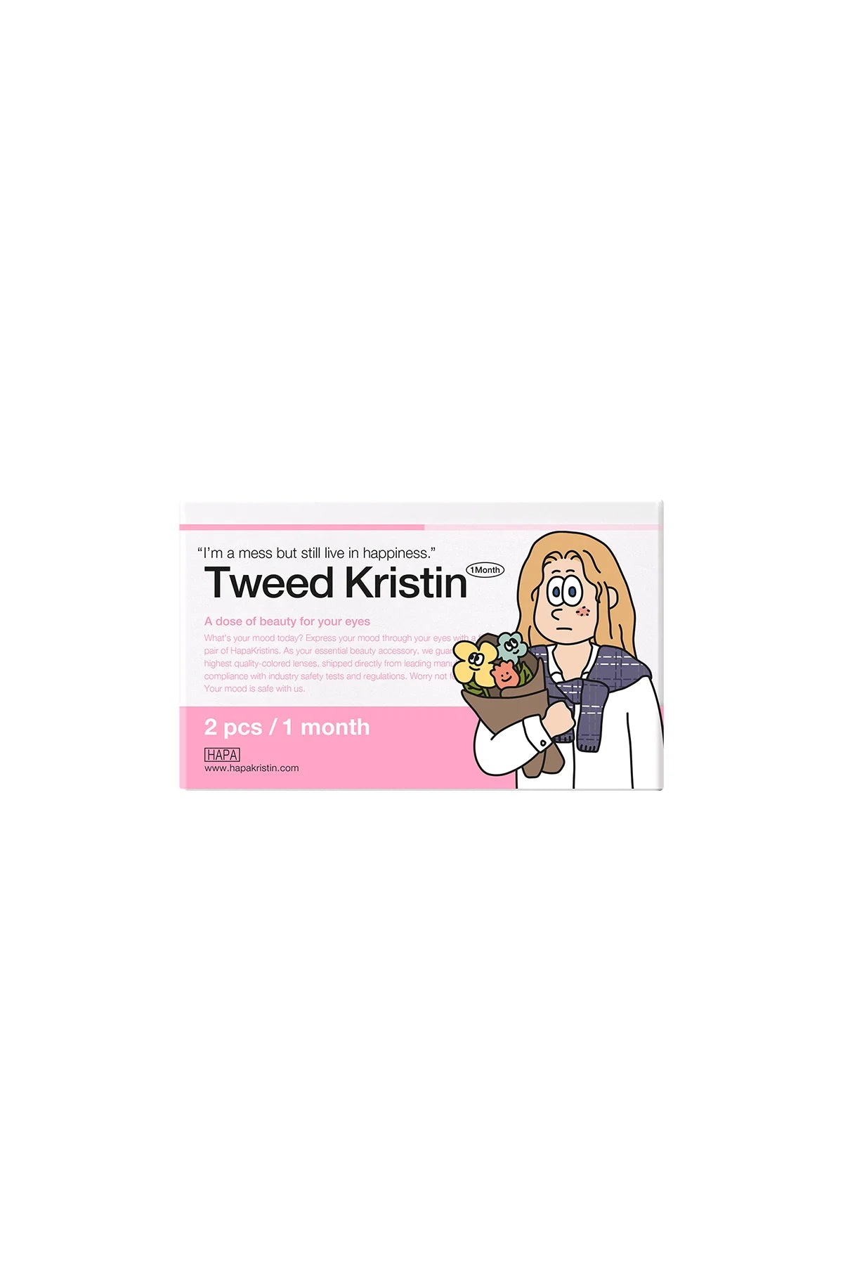 [MONTHLY] HAPA KRISTIN Tweed Kristin - Mauve Gray