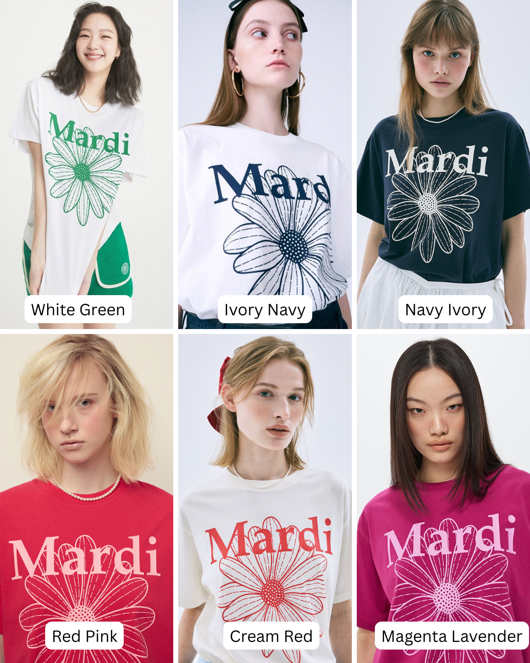 MARDI MERCREDI 001 Tshirt FlowerMardi