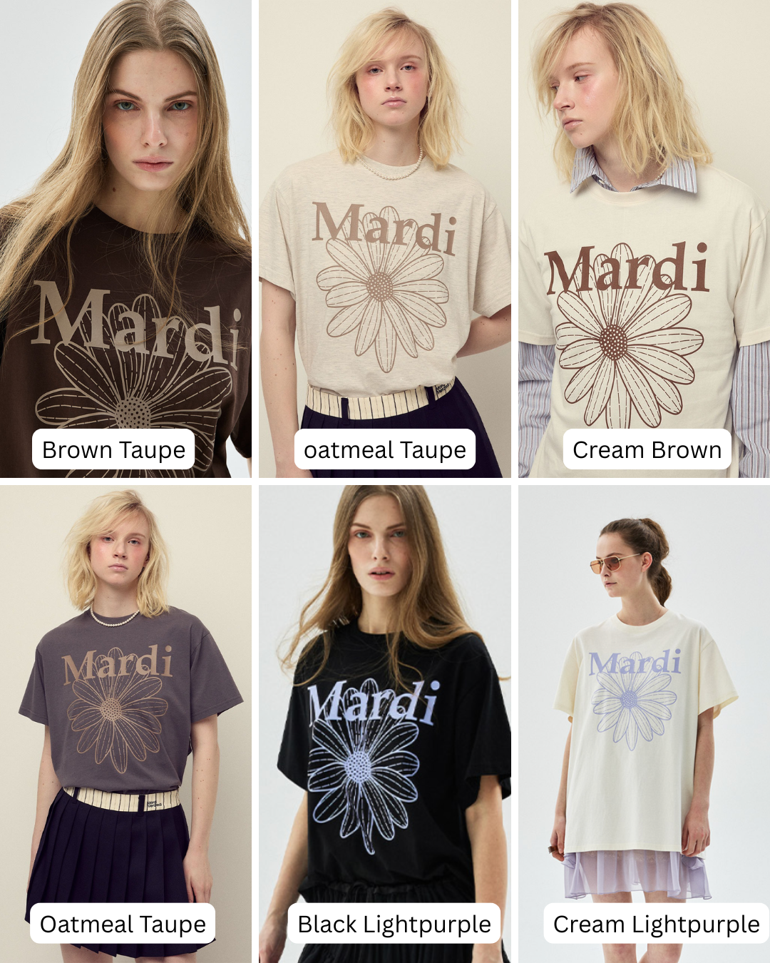 MARDI MERCREDI 001 Tshirt FlowerMardi