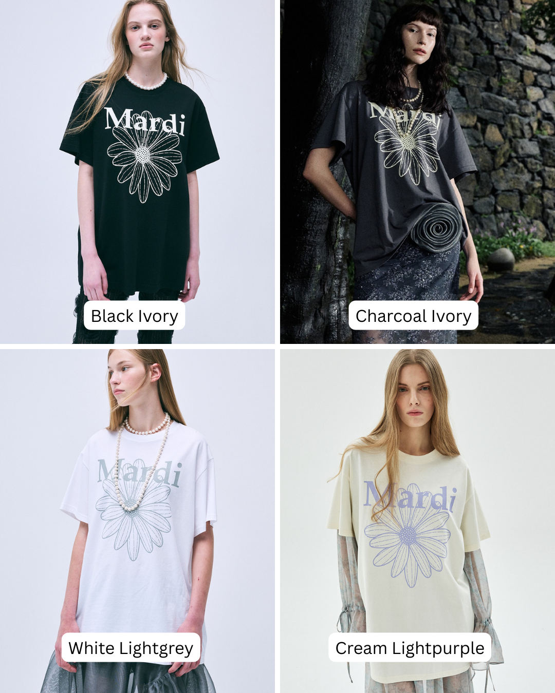 MARDI MERCREDI Unisex Tshirt Flowermardi