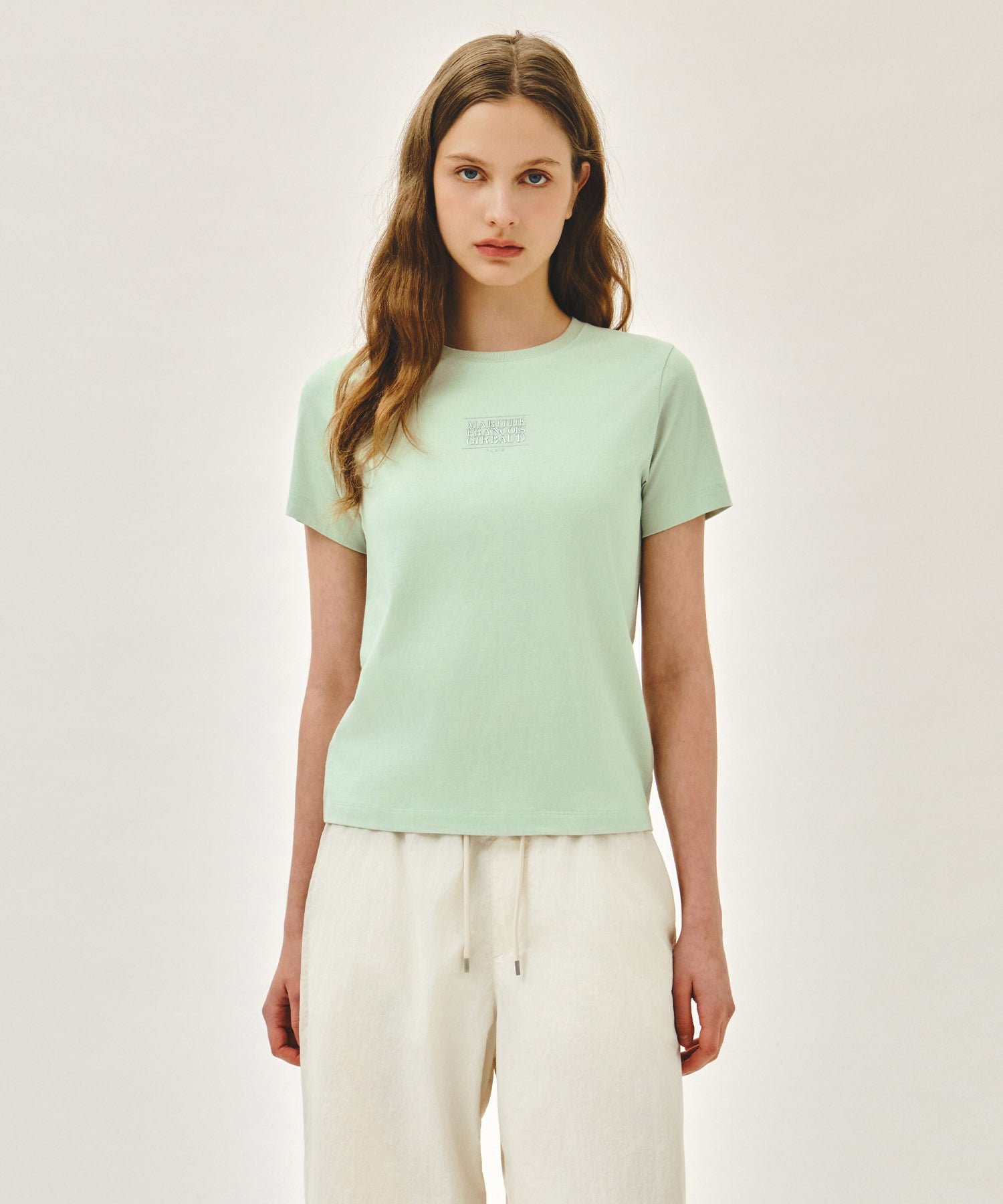 Marithe 058 W SMALL CLASSIC LOGO TEE