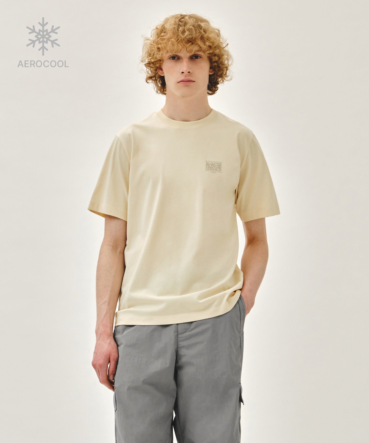 Marithe 073 AEROCOOL SMALL CLASSIC LOGO TEE (unisex)