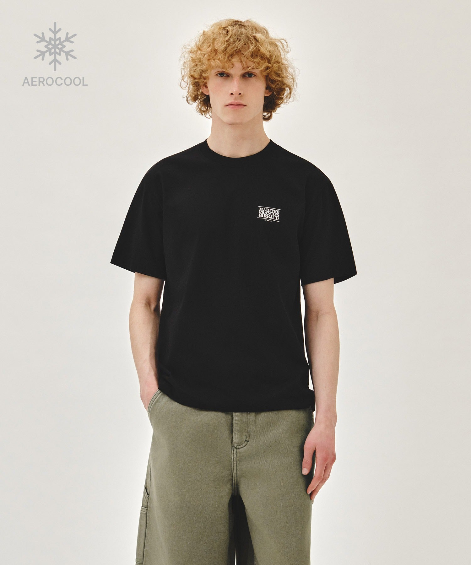 Marithe 073 AEROCOOL SMALL CLASSIC LOGO TEE (unisex)