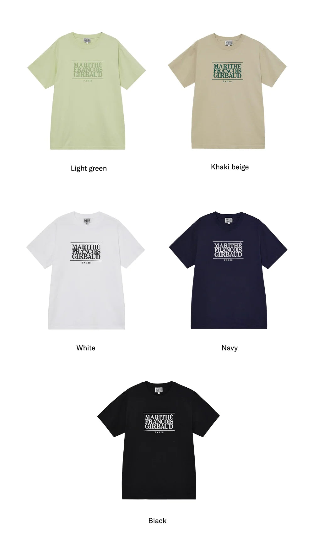 Marithe 004 Classic Logo Tee (Unisex)