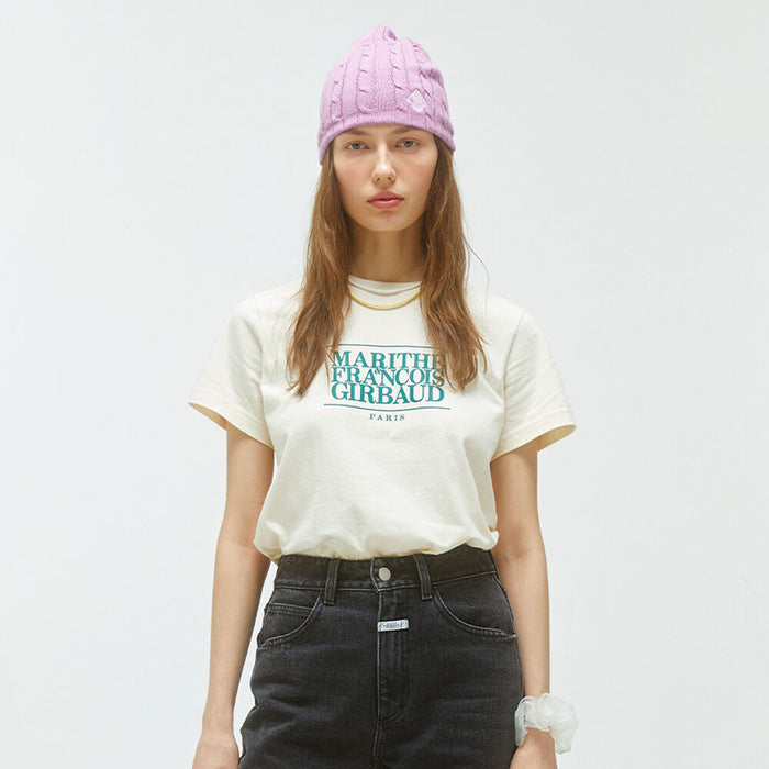 Marithe 002 W Classic Logo Tee