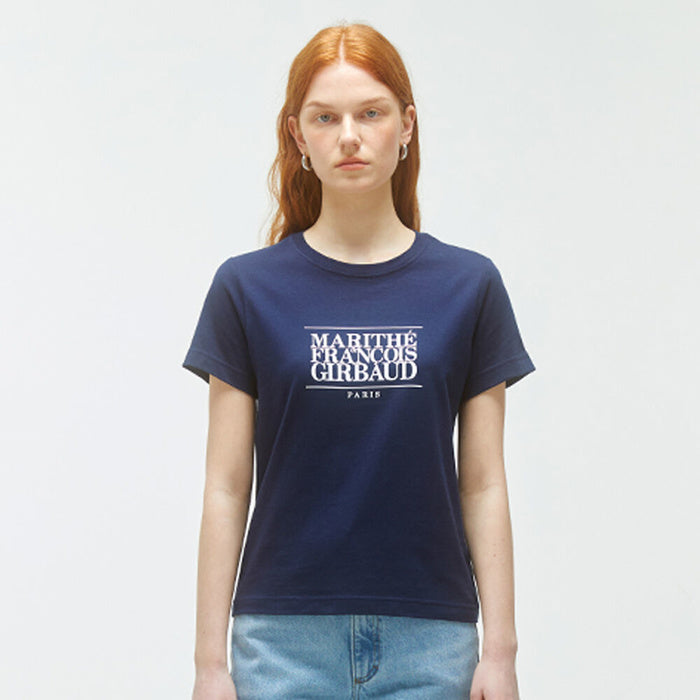 Marithe 002 W Classic Logo Tee