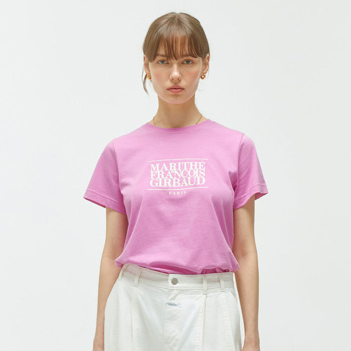 Marithe 002 W Classic Logo Tee