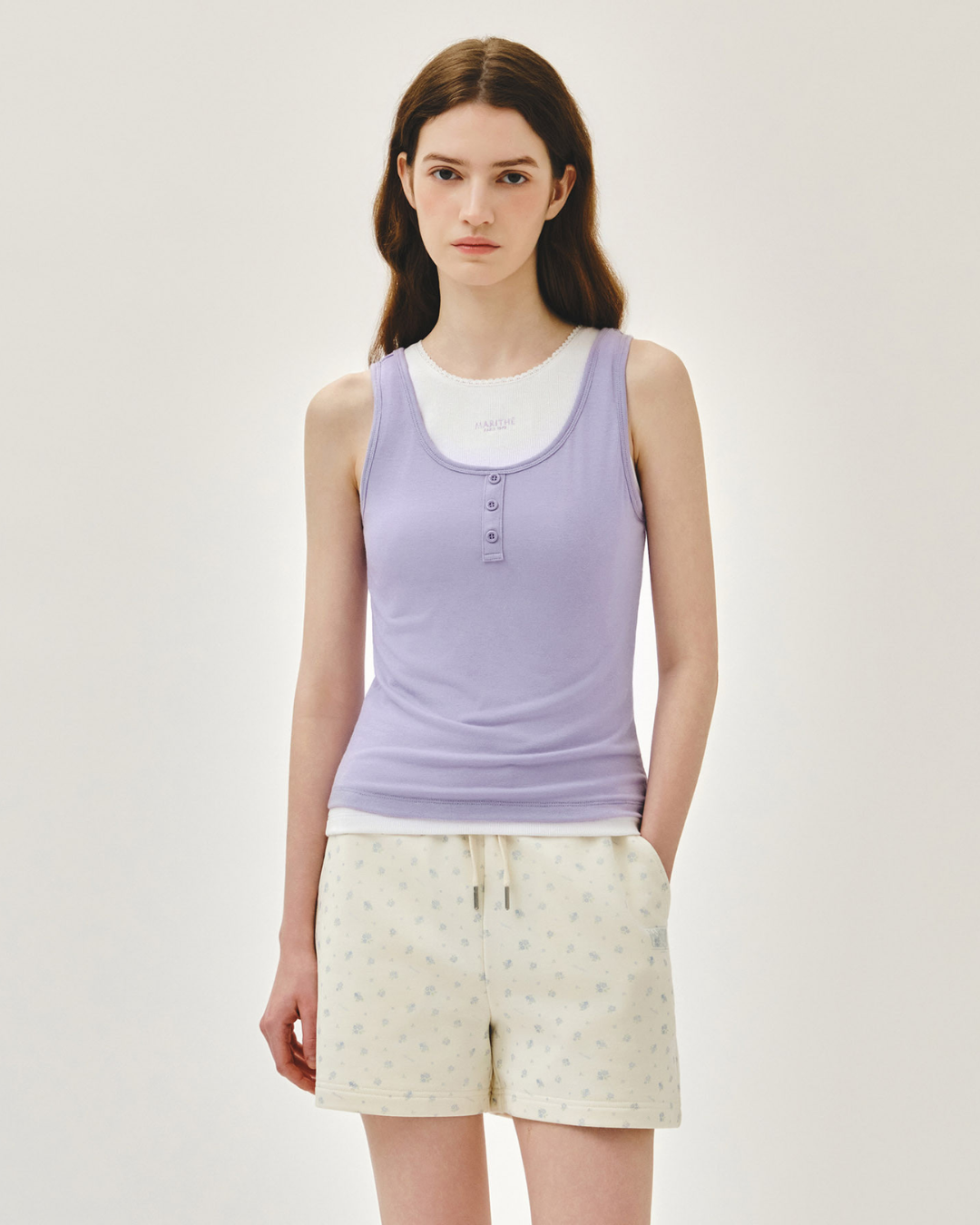 Marithe 081 W Layered Sleeveless