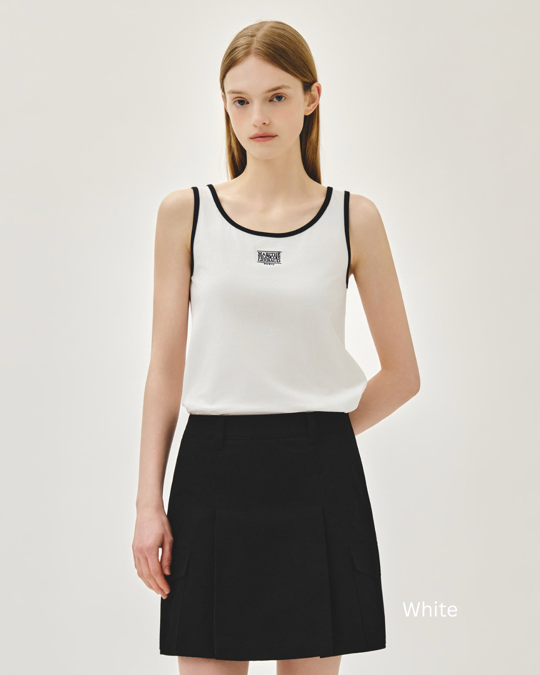 Marithe 082 W Small Classic Logo Sleeveless