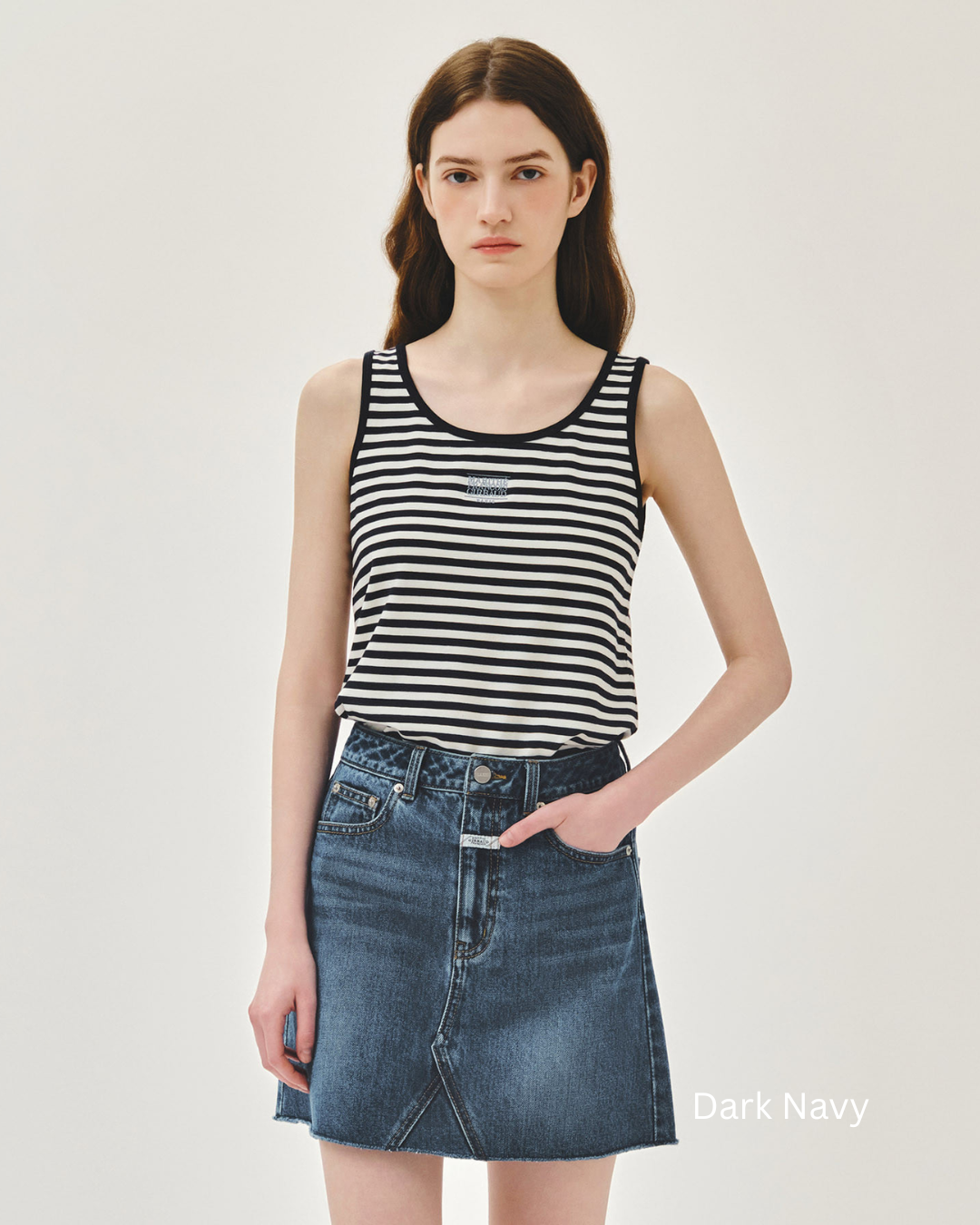 Marithe 082 W Small Classic Logo Sleeveless