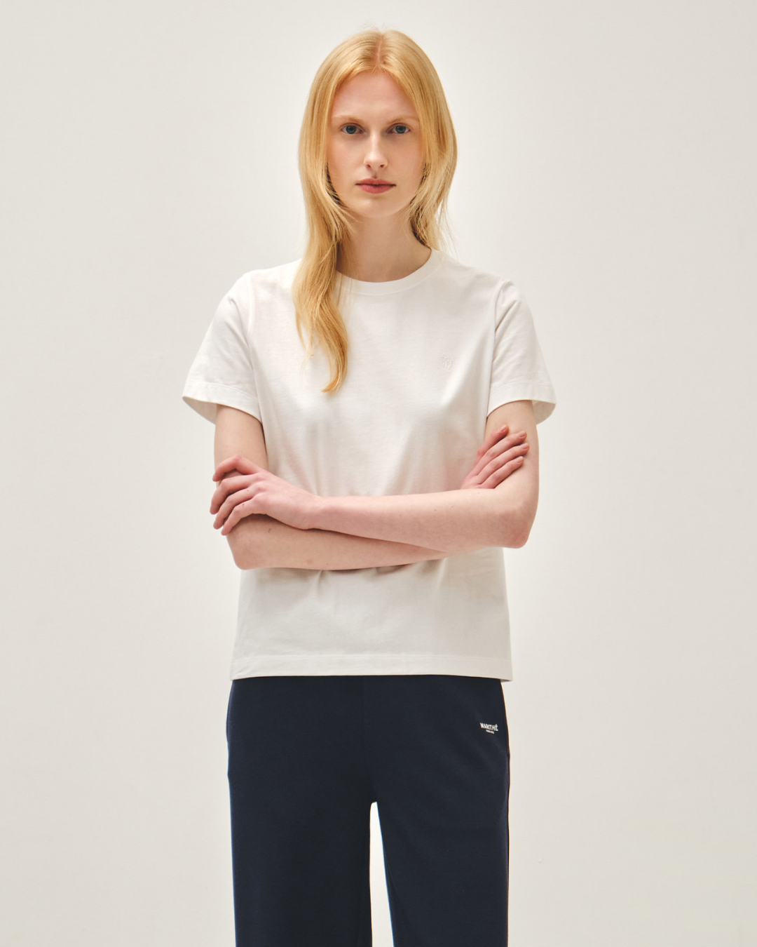 Marithe 084 W 3PACK CIRCLE LOGO TEE mix