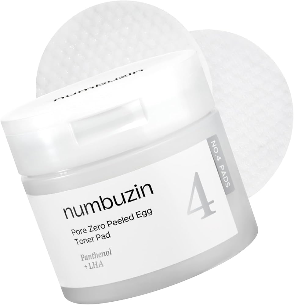 [READY STOCK] Numbuzin No.4 Pore Zero Peeled Egg Toner Pad | 70+10pad
