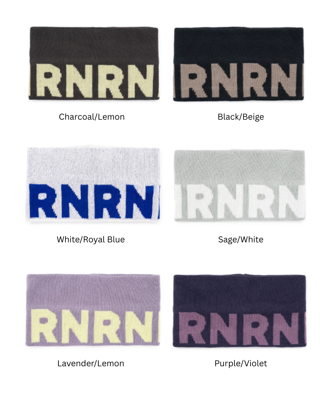RNRN 11 Knit Headband (Ice)