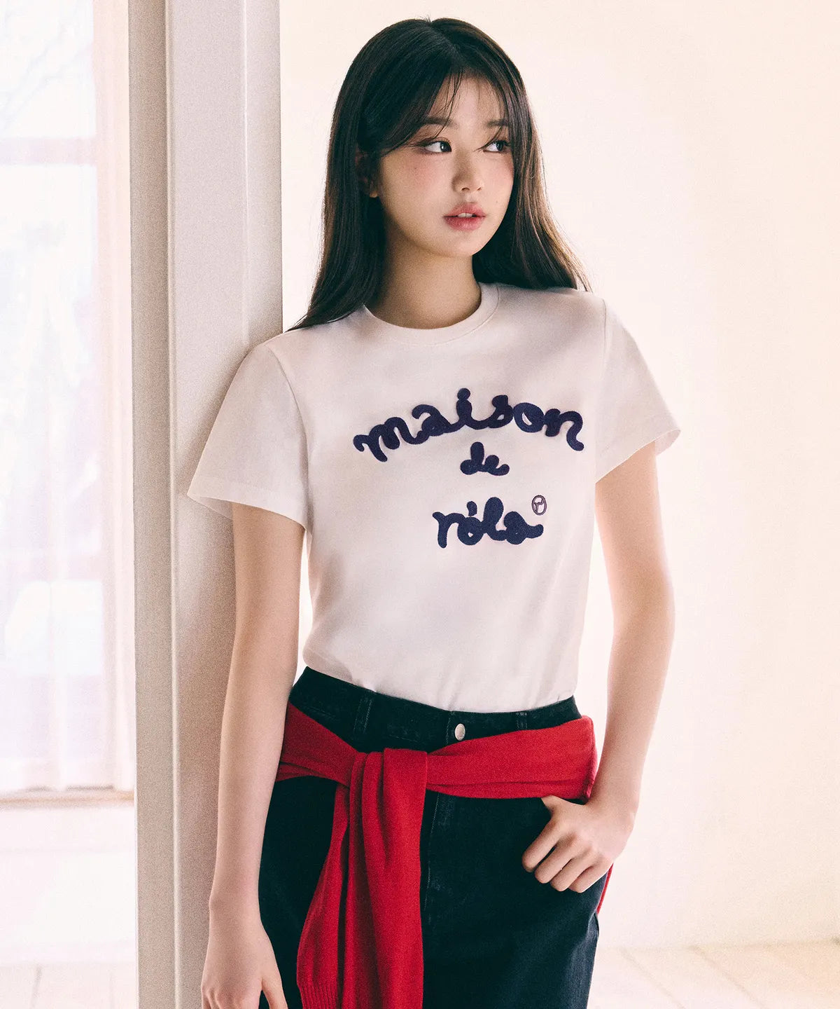 ROLAROLA Maison De Rola Embroidery T-shirt