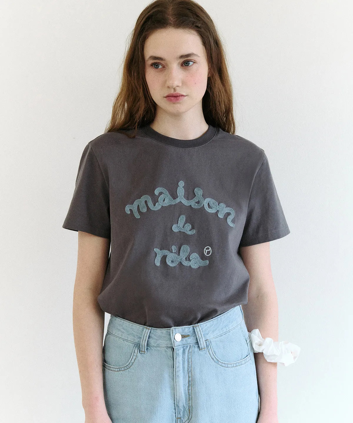 ROLAROLA Maison De Rola Embroidery T-shirt