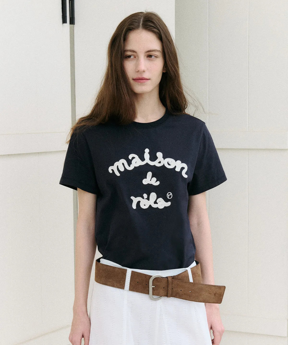 ROLAROLA Maison De Rola Embroidery T-shirt