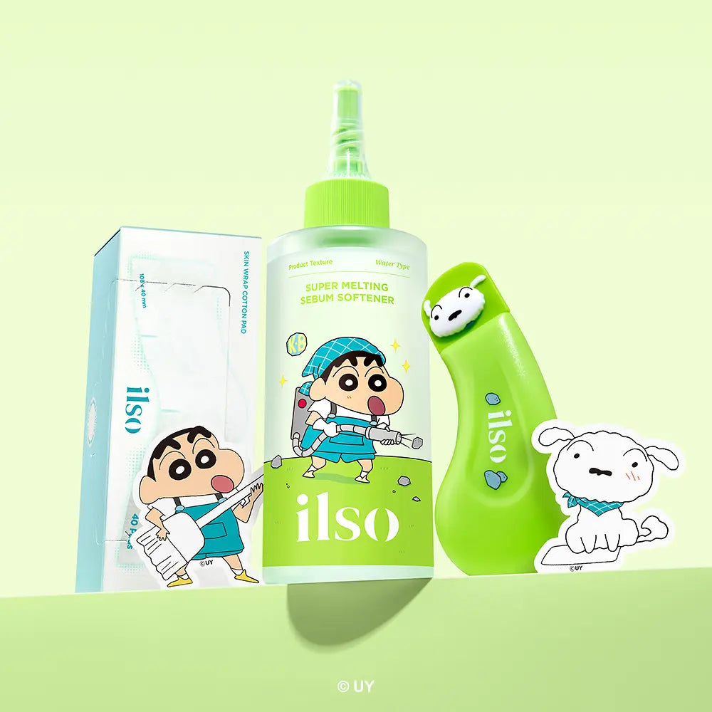 [SINCHAN EDITION] ILSO Super Melting Sebum Softener 150ml + Blackhead Remover