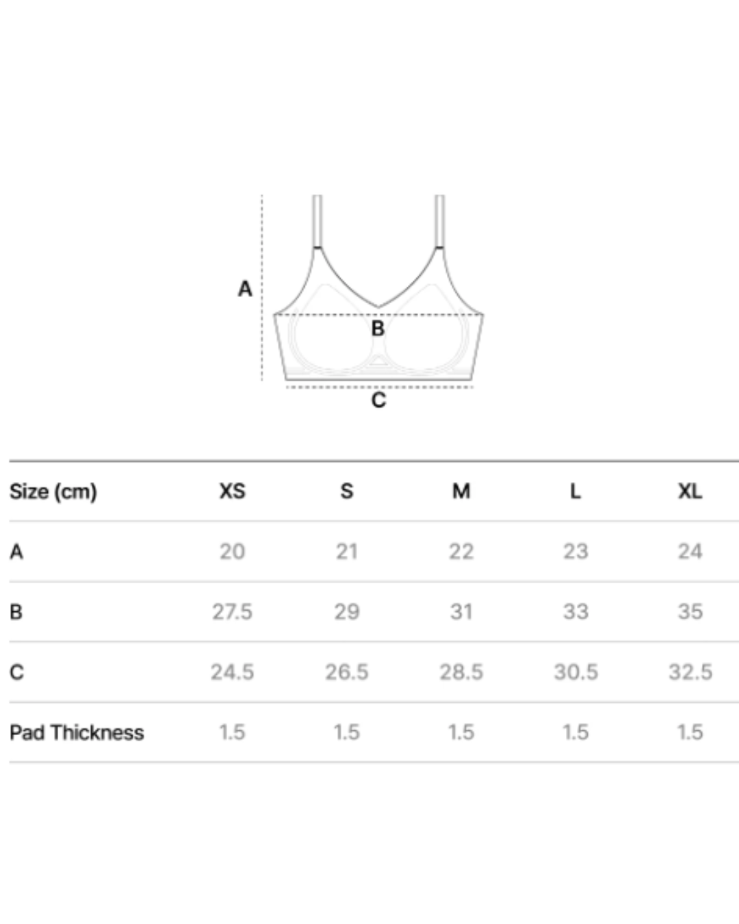 VERISH 003 Ice On Strap Hookless Bra