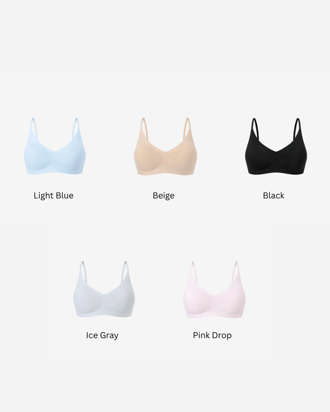 VERISH 003 Ice On Strap Hookless Bra