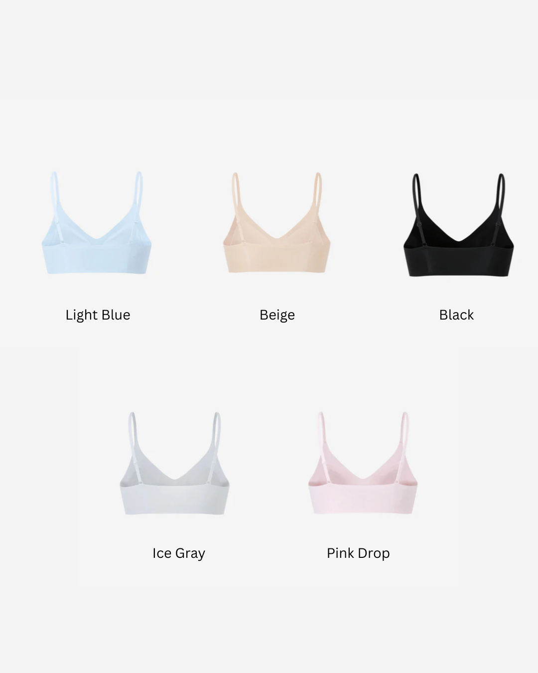 VERISH 003 Ice On Strap Hookless Bra