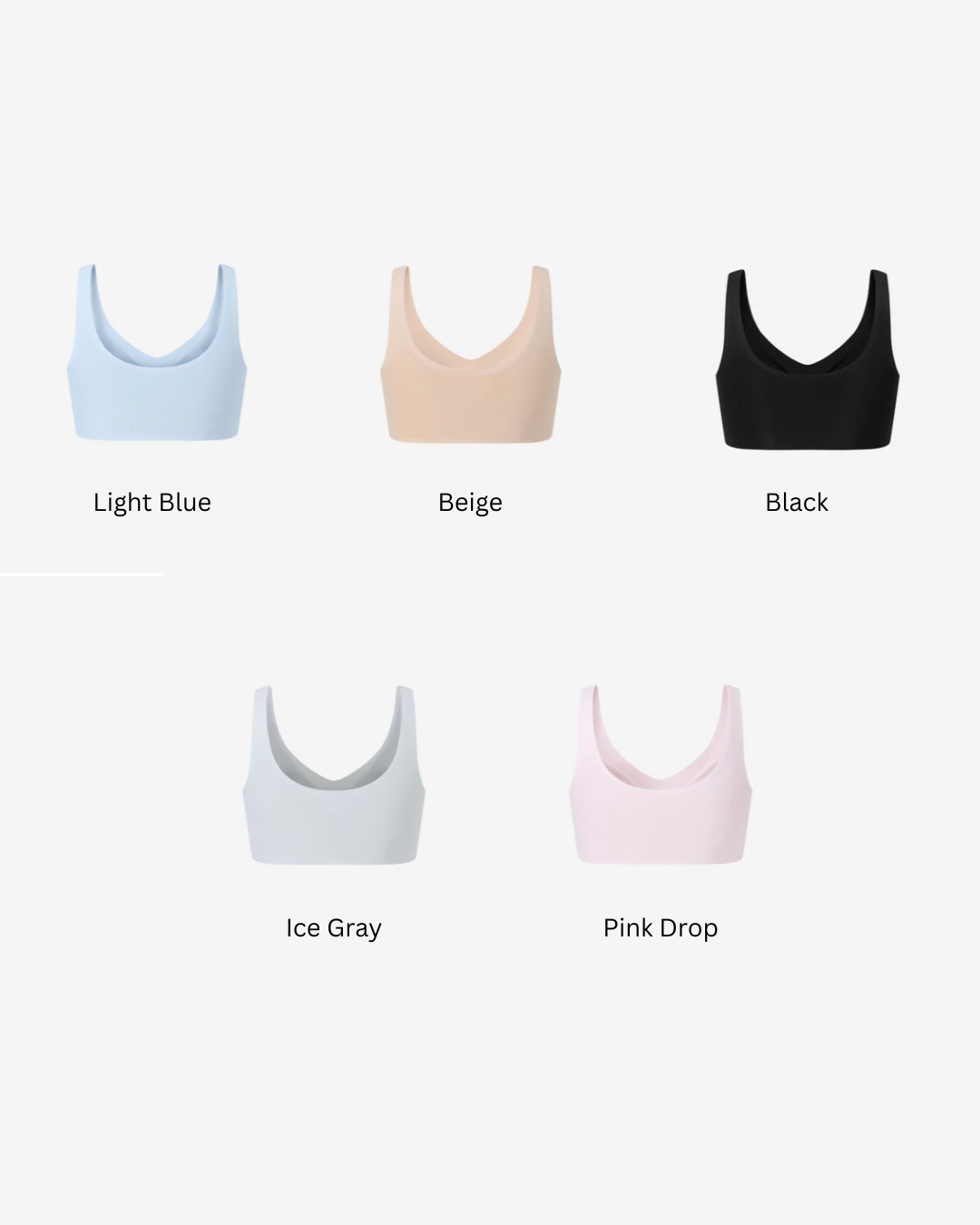 VERISH 004 Ice On Hookless Bra
