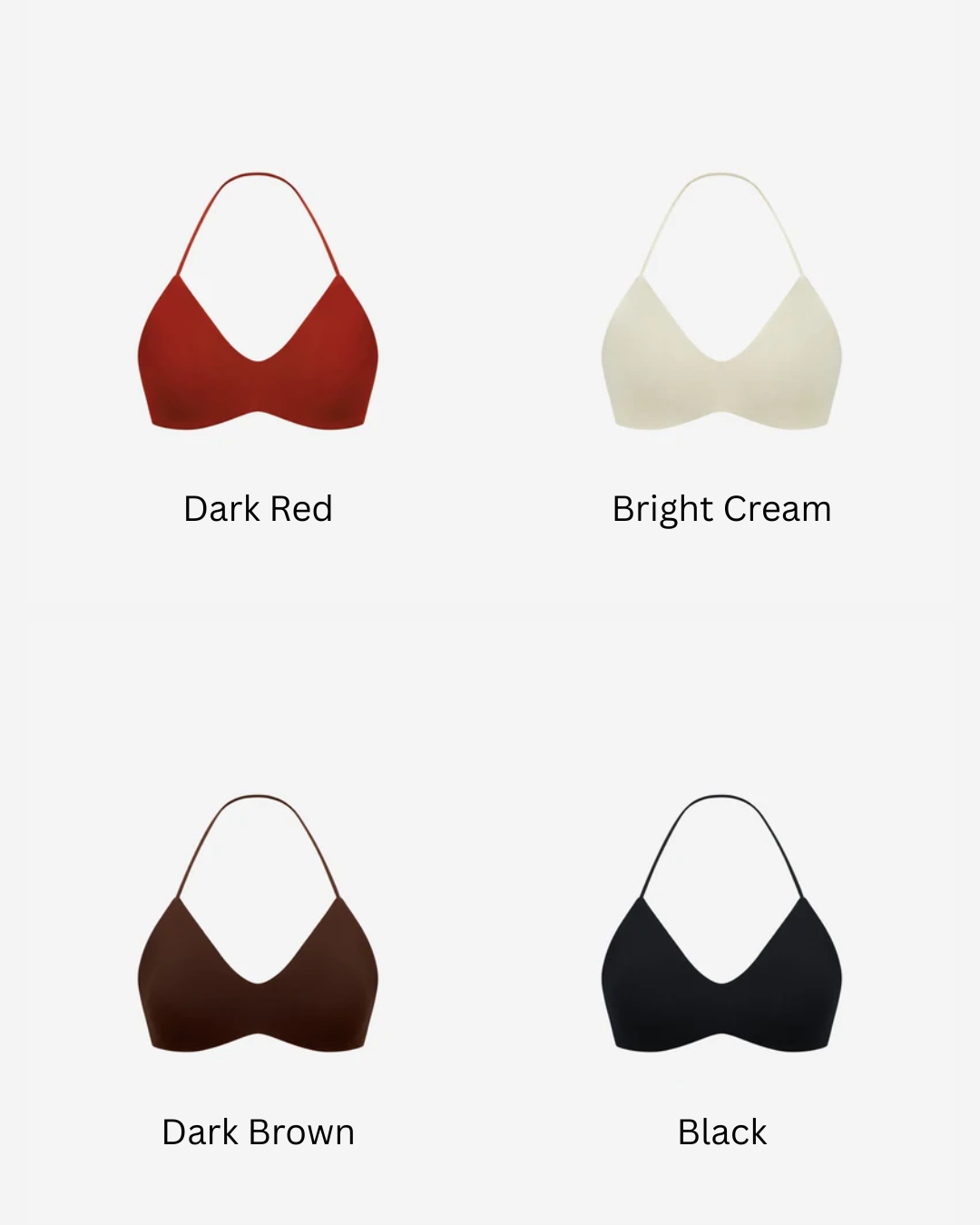 VERISH 014 Essential Fit Halter Brallete