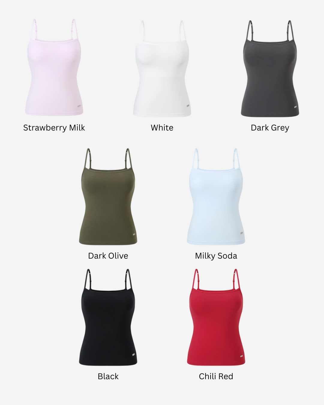 VERISH 021 Soft Cotton Square Neck Bra Top
