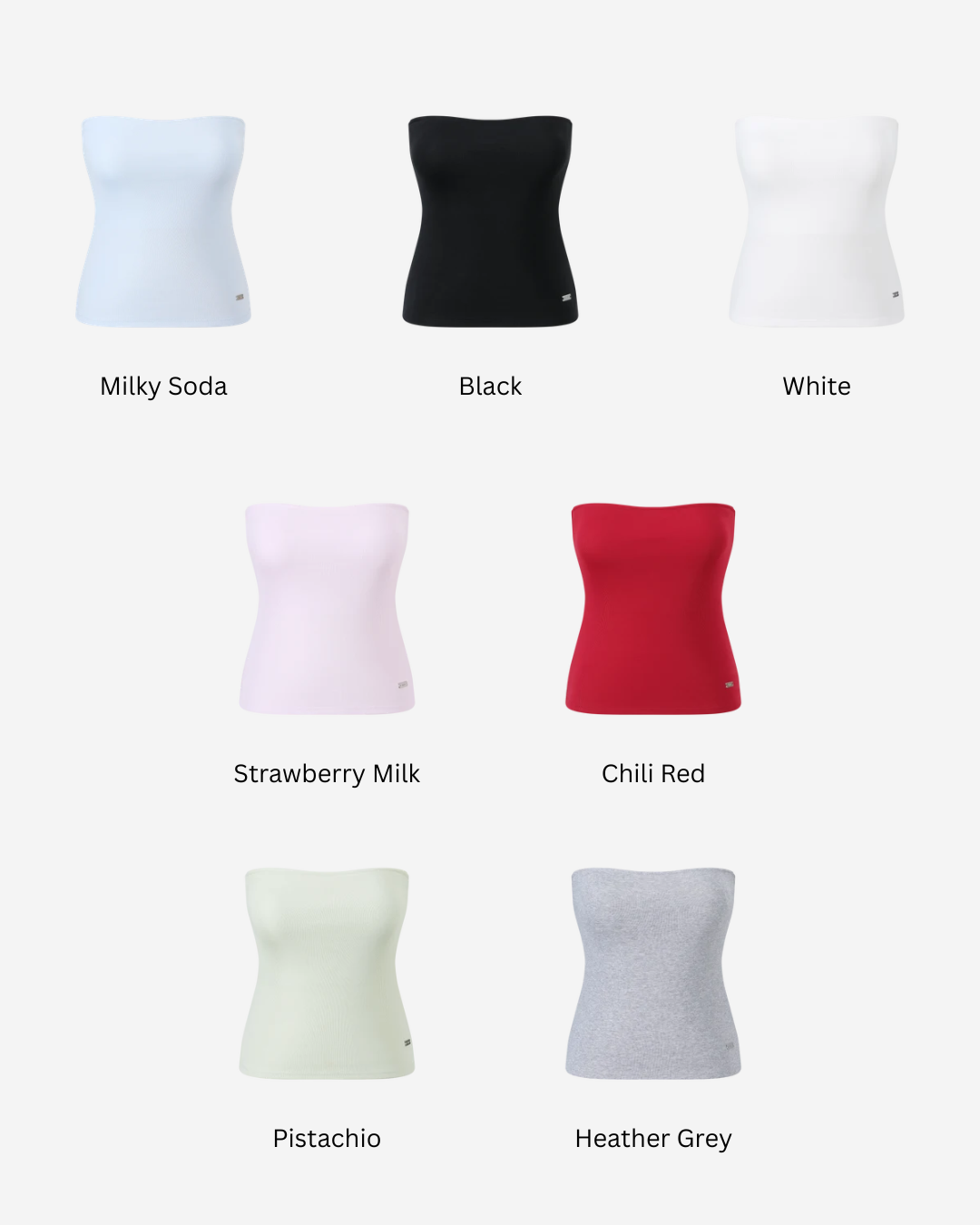 VERISH 023 Cotton Tube Bra Top