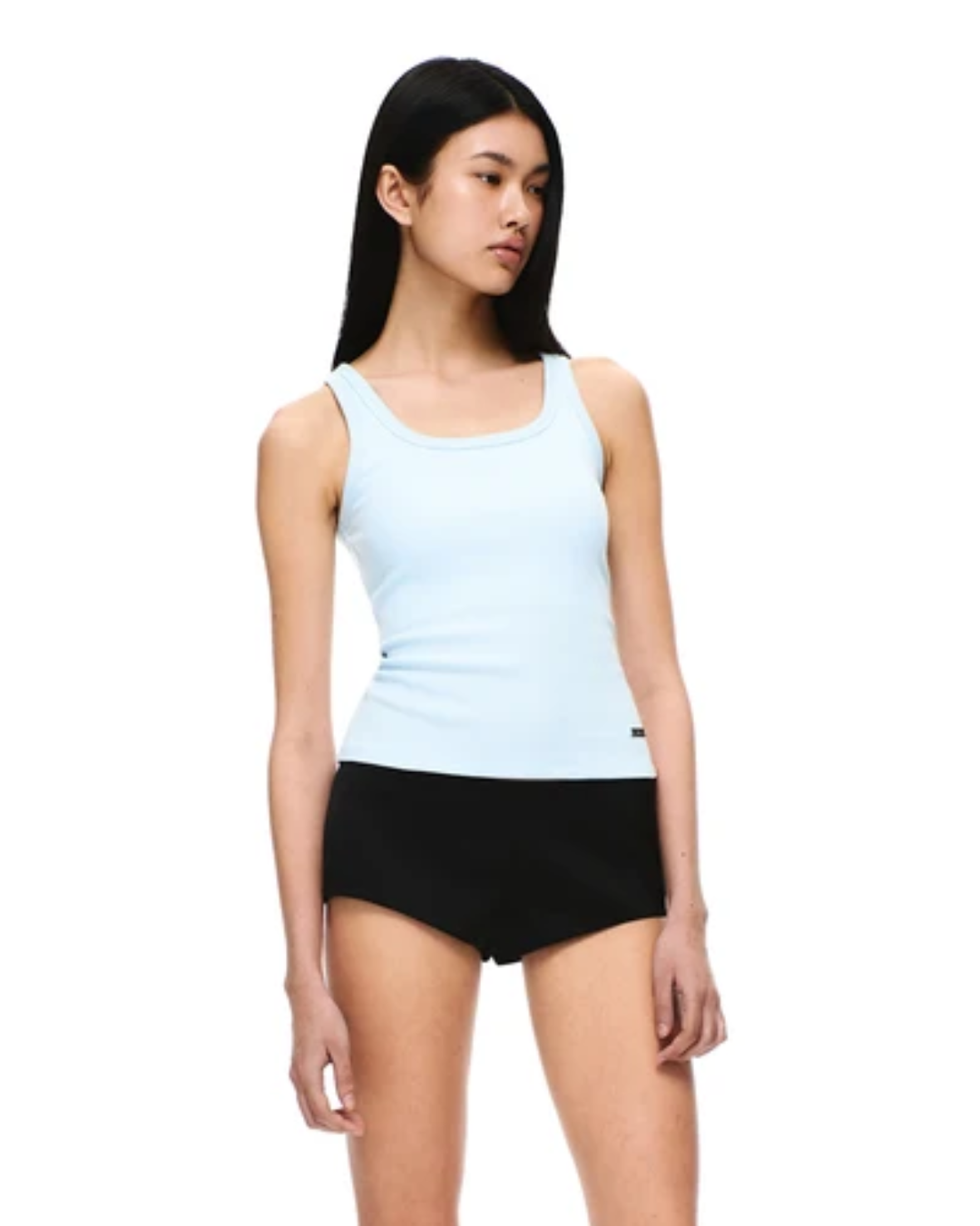 VERISH 026 Cotton Rib U Neck Bra Top