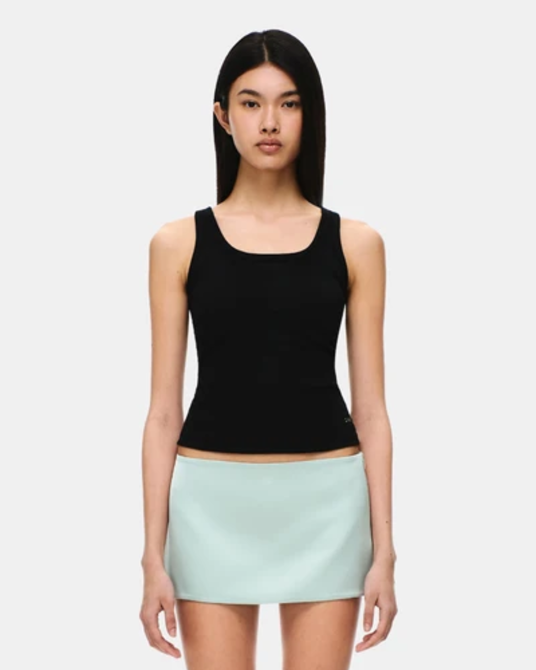 VERISH 026 Cotton Rib U Neck Bra Top