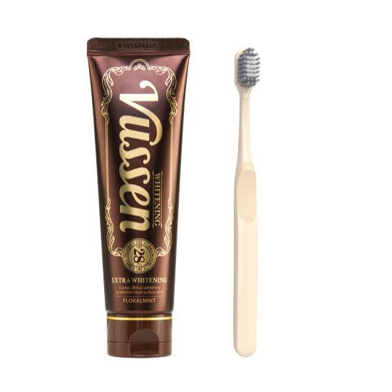 VUSSEN NEW 28 Extra Whitening Toothpaste | 105g + Tooth brush