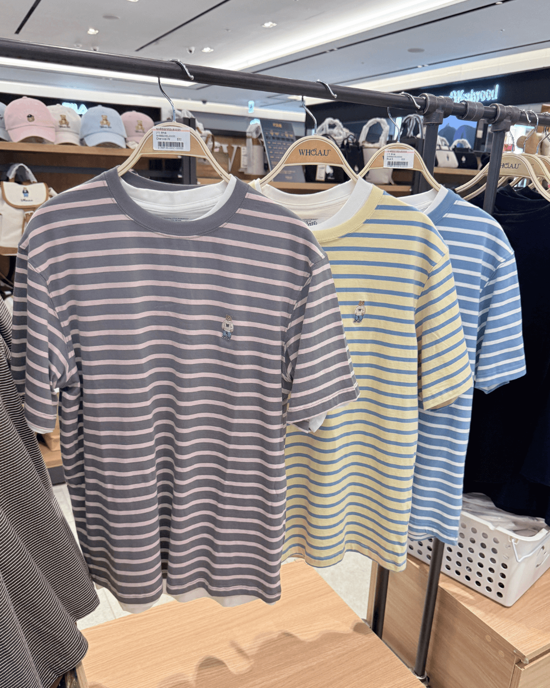 WHOAU 05 粗线条2件套 (2PACK)Steve Stripe T-shirt