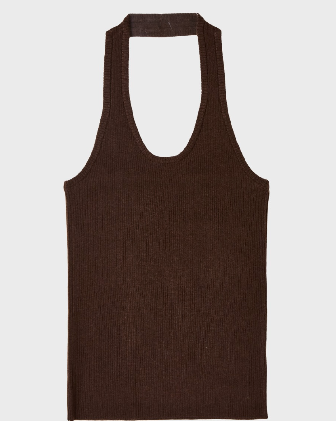 WHOAU 017 Halterneck Layered Pullover